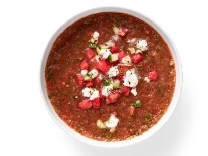 Watermelon gazpacho