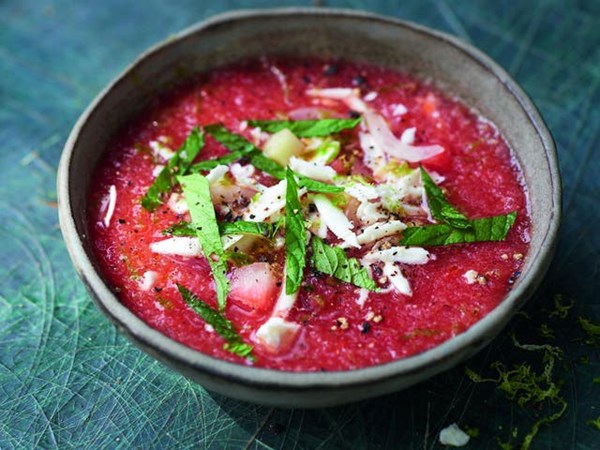Watermelon gazpacho