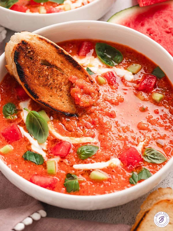 Watermelon gazpacho