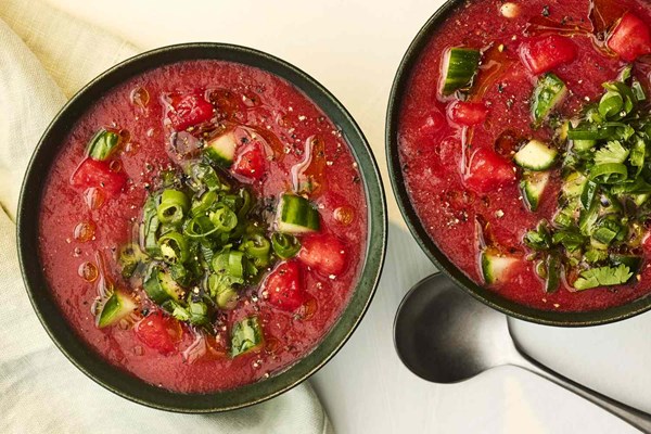 Watermelon gazpacho