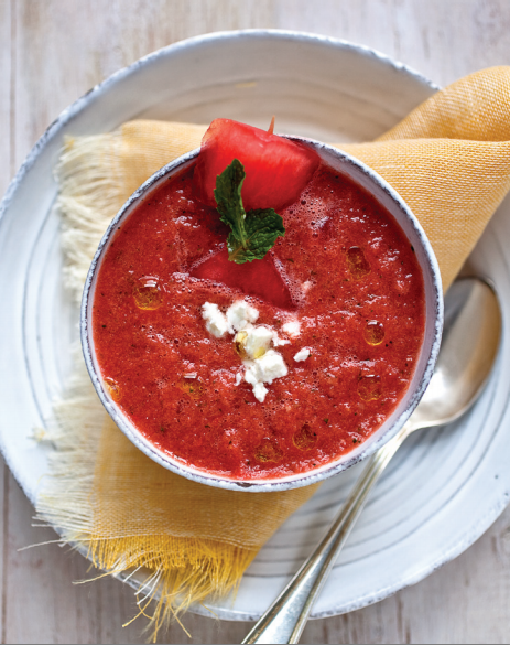 Watermelon gazpacho