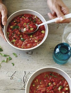 Watermelon gazpacho is the bomb!