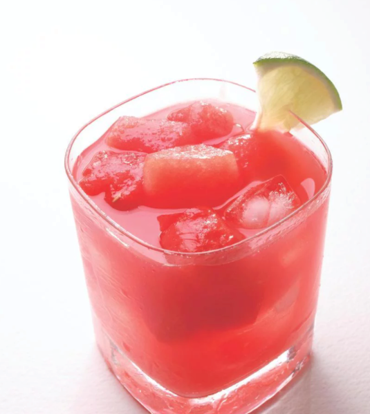 Watermelon gin fizz