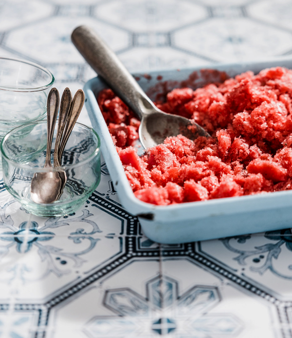 Watermelon granita