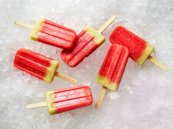 Watermelon ice pops