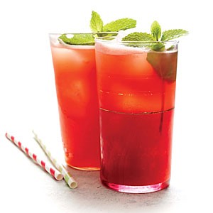 Watermelon-lime soda