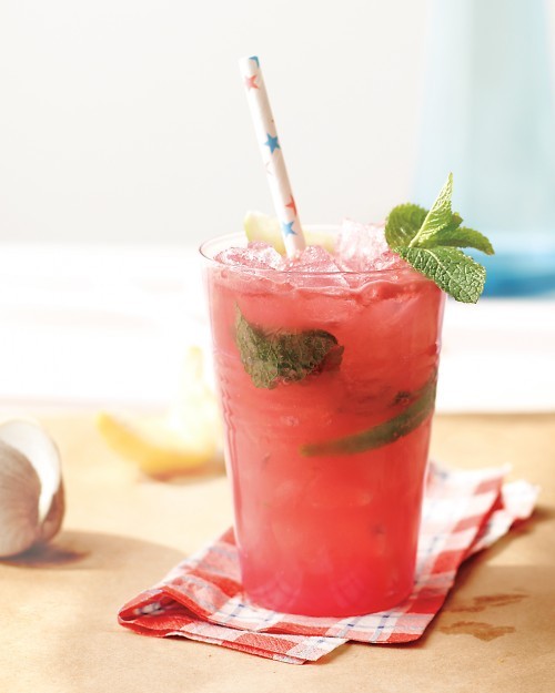 Watermelon mojitos