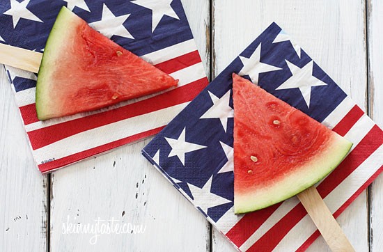 Watermelon on a stick