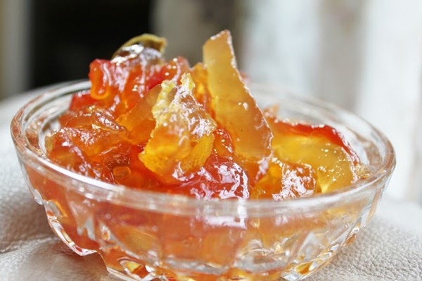 Watermelon rind jam (Mrabbat il-raggi)