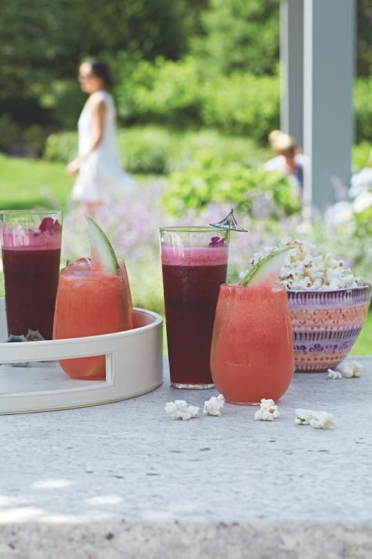 Watermelon-rum punch