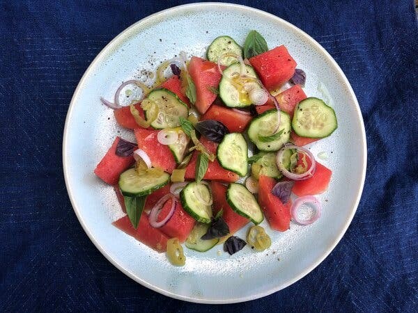 Watermelon salad