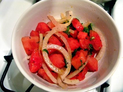 Watermelon salad