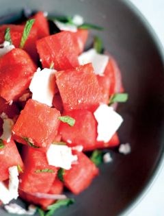 Watermelon salad (Salata so lubenitsa)