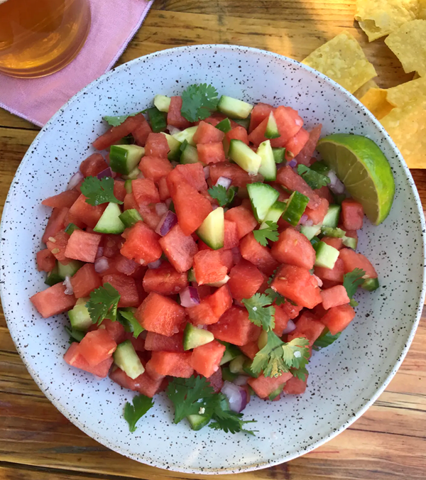 Watermelon salsa