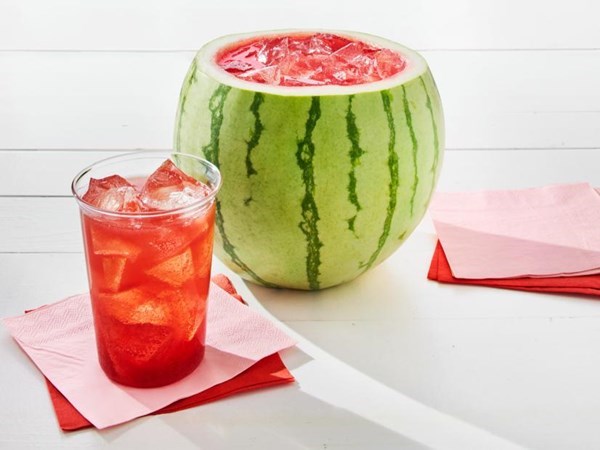 Watermelon-soju punch
