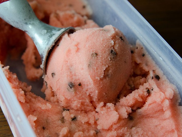 Watermelon sorbet