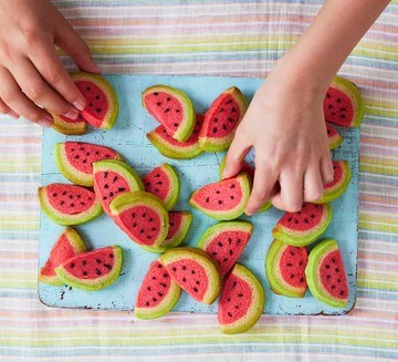 Watermelon sugar cookies
