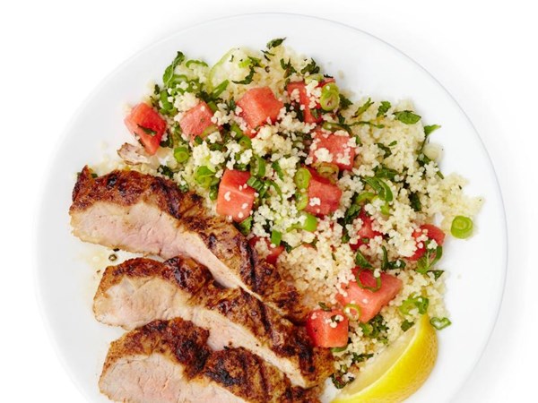Watermelon tabbouleh