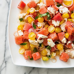 Watermelon-tomato salad
