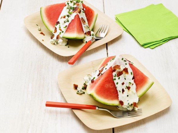 Watermelon wedge salad