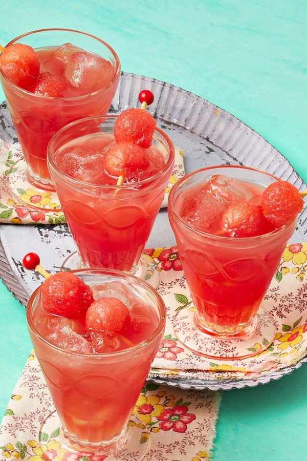 Watermelon wine coolers