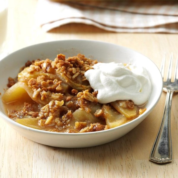 Weeknight apple crisp