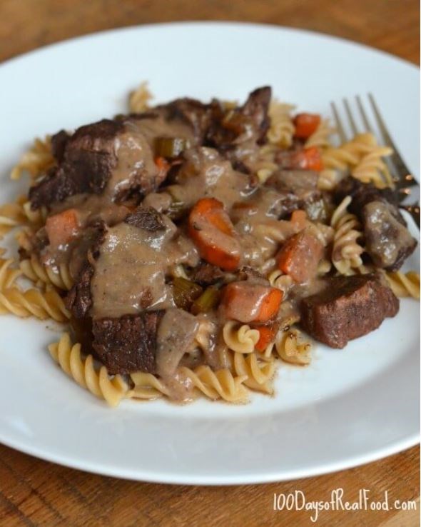 Weeknight beef Bourguignon