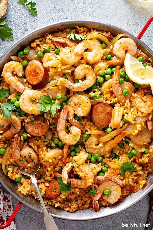 Weeknight paella