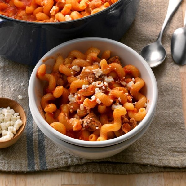 Weeknight pasta skillet