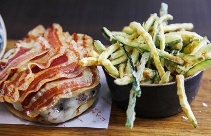 Welsh lamb burger