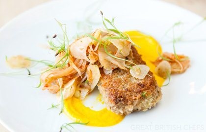 Welsh lamb neck with fennel kimchi