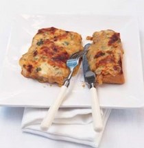 Welsh rabbit with sage and onions