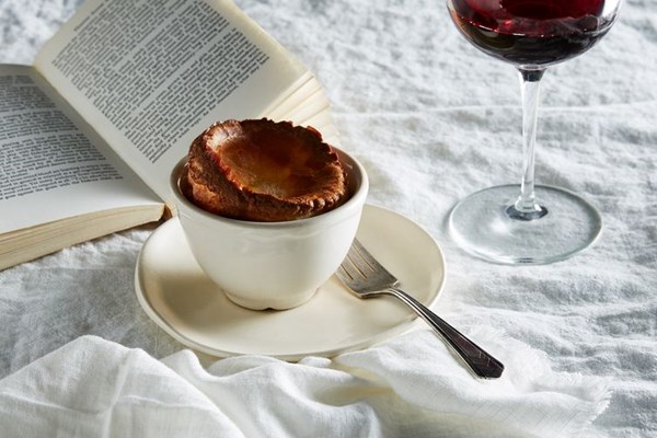 Welsh-rarebit Yorkshire pudding for one