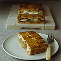Wensleydale apple pie