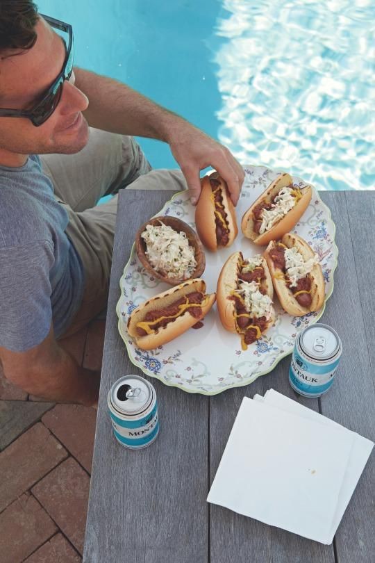 West Virginia-style hot dogs