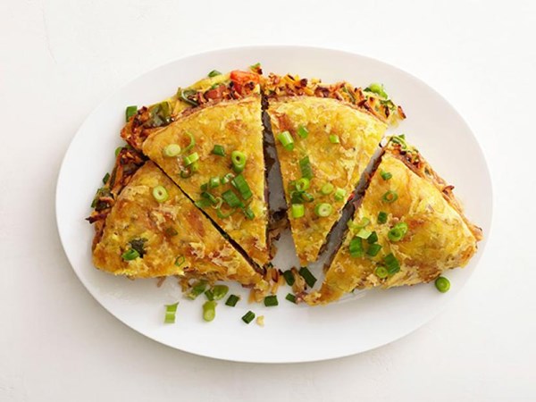 Western hash brown omelet 