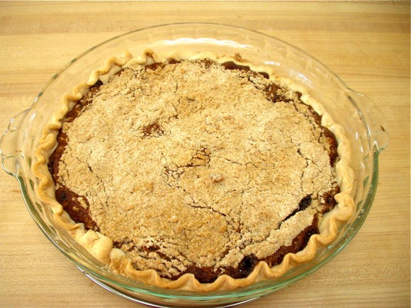 Wet bottom shoofly pie