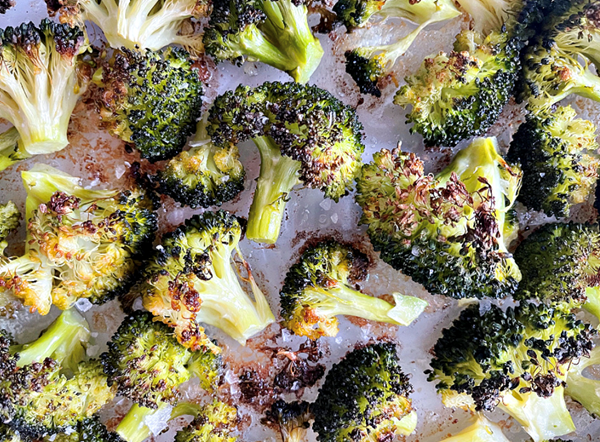 "What's the recipe?" roasted broccoli with lemon