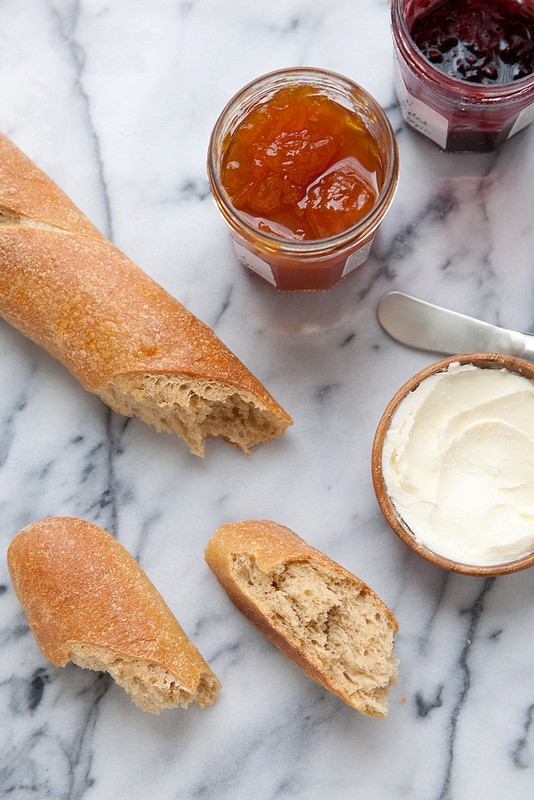 Wheat baguettes 
