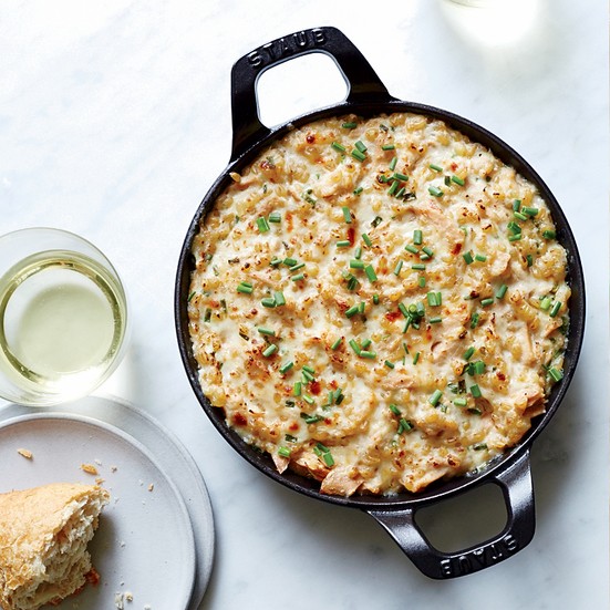 Wheat berry queso