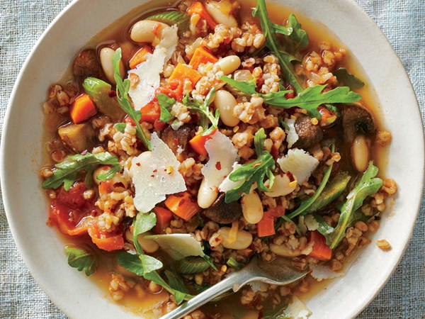 Wheat berry "ribollita"