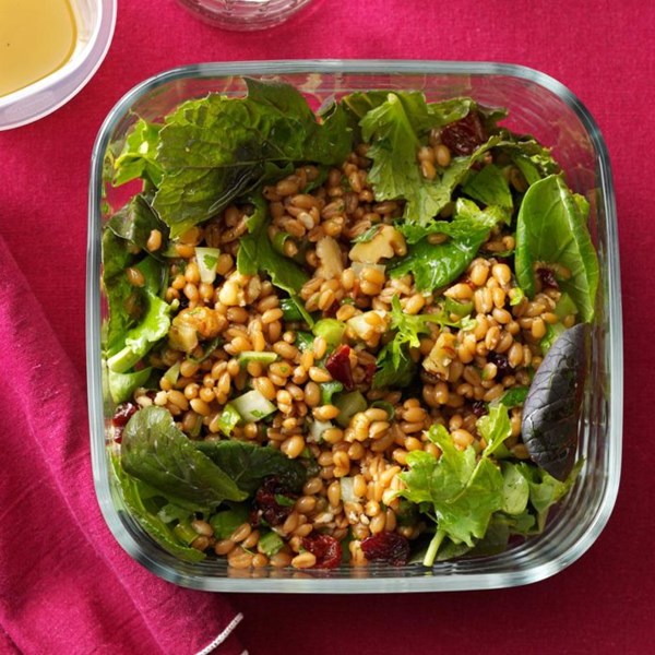 Wheat berry salad