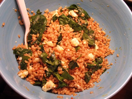 Wheat berry salad