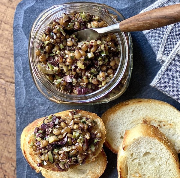 Wheat berry tapenade