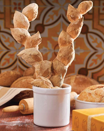 Wheat stalk bread (Pain d'epi)