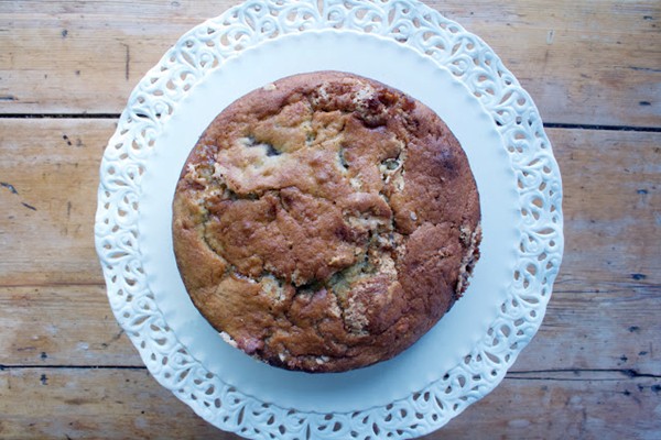 Whipped banana cake