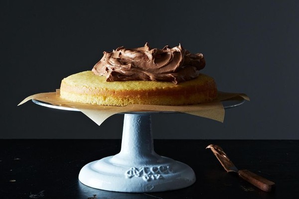 Whipped chocolate caramel ganache