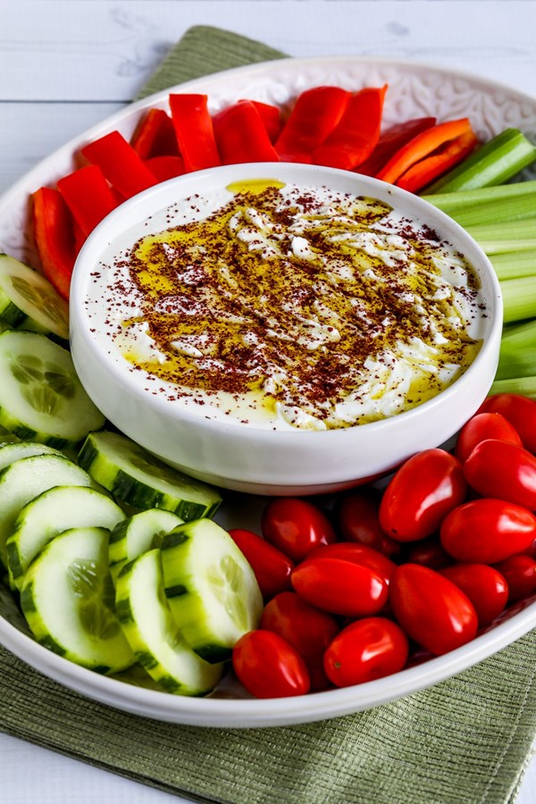 Whipped feta dip with sumac