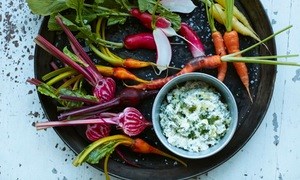 Whipped herb and lemon ricotta