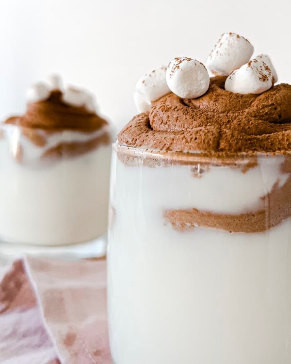 Whipped hot chocolate